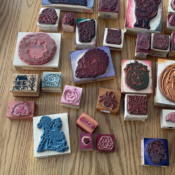 Assorted Vintage Holiday Rubber Stamps🌺 - Picture 5 of 5